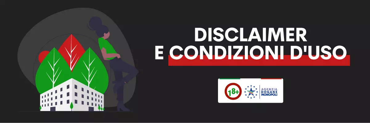 Disclaimer e condizioni d'uso per il sito CasinoItalia.it