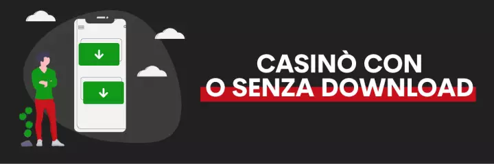 Casinò con o senza download: come installare o disinstallare il software